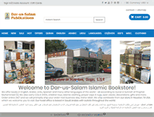 Tablet Screenshot of dar-us-salam.com